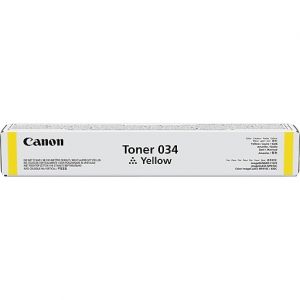 Canon 034 Standard Yellow Toner Cartridge, 9451B001