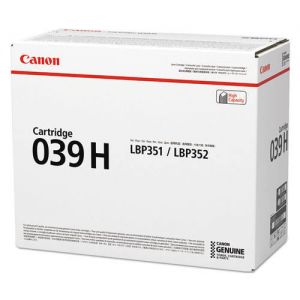 Canon 039H High Yield Black Toner Cartridge, 0288C001