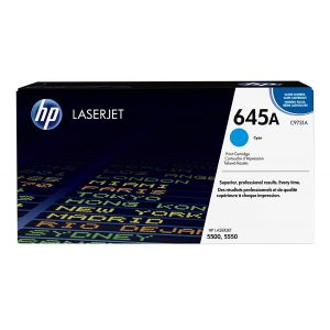HP 645A Cyan Toner Cartridge, C9731A (12,000 Pages)