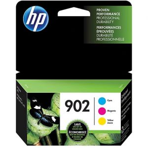 HP 902 C/M/Y Color Ink Cartridges, T0A38AN