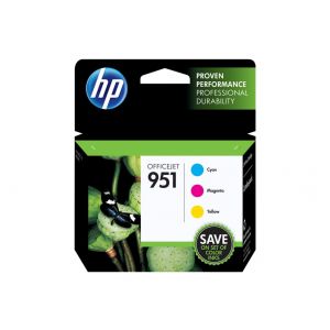 HP 951 C/M/Y Ink Cartridges, Combo Pack, CR314FN