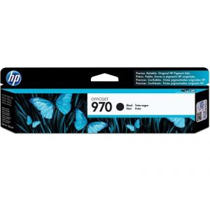 HP 970 Black Ink Cartridge, Standard (CN621AM)
