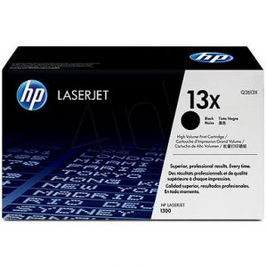 HP 13X High Yield Black Original Toner Cartridge in Retail Packaging, Q2613X (4,000 Pages)