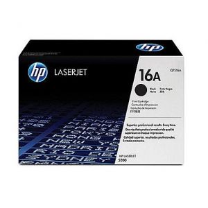 HP 16A Black Original Toner Cartridge in Retail Packaging, Q7516A (12,000 Pages)