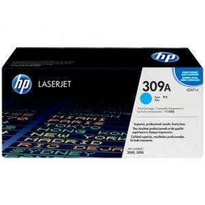 HP 309A Cyan Original Toner Cartridge in Retail Packaging, Q2671A (4,000 Pages)