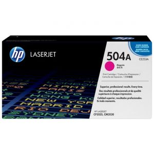 HP 504A Magenta Original Toner Cartridge in Retail Packaging, CE253A (7,000 Pages)