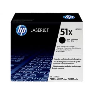 HP 51X High Yield Black Original Toner Cartridge in Retail Packaging, Q7551X (13,000 Pages)