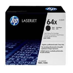 Genuine HP 64X High Yield Black Toner Cartridge, CC364X (24,000 Pages)