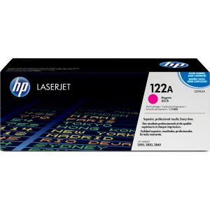 HP 122A Magenta Original Toner Cartridge in Retail Packaging, Q3963A (4,000 Pages)