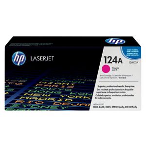 HP 124A Magenta Original Toner Cartridge in Retail Packaging, Q6003A (2,000 Pages)  
