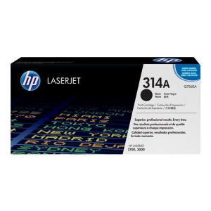 HP 314A Black Original Toner Cartridge in Retail Packaging, Q7560A (6,500 Pages)