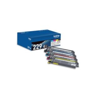 Brother TN2294PK Black/Cyan/Magenta/Yellow Toner Cartridges,4/Pack, 1,500/1,200 Page-Yield