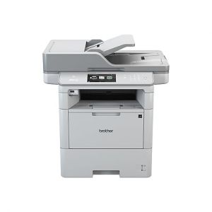 Brother MFC-L6900DW Multifunction Monochrome Laser Printer – Duplex – Copier/Fax/Printer/Scanner – 52 ppm Mono Print – 1200 x 1200 dpi