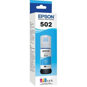 Epson EcoTank T502 Cyan Ink Bottle, T502220-S