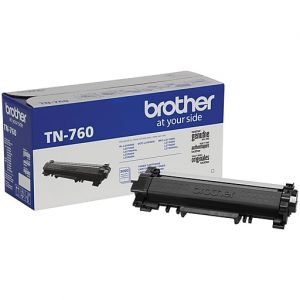 Original Brother TN-760 High-Yield Black Toner Cartridge,TN760