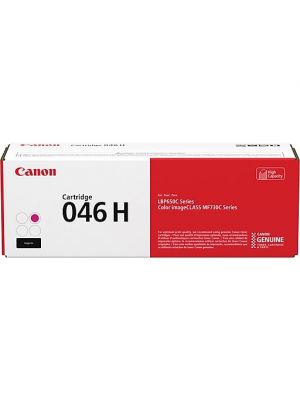 Canon 046H High Yield Magenta Toner Cartridge, 1252C001