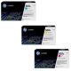 HP 507A Cyan/Yellow/Magenta Toner Cartridges,3PK, CE401A CE402A CE403A 
