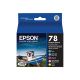 Epson Multipack 78 Color Combination Ink Cartridges, 5/Pack (T078920-S)