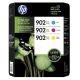HP 902XL Cyan/Yellow/Magenta Ink Cartridges, 3PK, T0A41BN