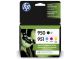 Original HP 950/951 Black, Cyan/Magenta/Yellow ink cartridges,4-Pack (X4E06AN)