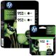 HP 952XL Black Twin-pack And HP 952 C/M/Y Ink Cartridges,5PK, N9K29BN, N9K27AN