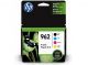HP 962 Black Cyan Yellow Magenta Ink Cartridges, 4-Pack, 3YQ25AN