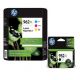 HP 962XL High Yield Black And Tri-Color Ink Cartridges, 2PK, 3JA03AN, 3JB36BN