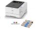 OKI C332DN Digital Color Printer w/ 1.5 CMYK Rainbow Toner Pack, 62447501-K