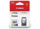 Canon CL-261 Standard Yield Color Ink Cartridge, 3725C001