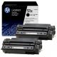 HP 51X High Yield Black Original Toner Cartridge Dual Pack in Retail Packaging, Q7551XD (13,000 Pages)