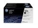 HP 53X Black Original Toner Cartridge Dual Pack in Retail Packaging, Q7553X (14,000 Pages)