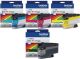 Brother INKvestment LC406 Standard Yield Color and High Yield Black Ink Cartridges set – 4 Pack – LC4063PK & LC406XLBKS