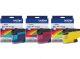 Brother LC406XL Cyan Yellow Magenta High Yield Ink Cartridge Set – 3PK – LC406XLCS, LC406XLMS, LC406XLYS