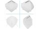 KN95 Protective 5-Layer Face Mask, Anti-Bacterial Anti-Virus, ( Pack of 5 ) Filtering Effect > 95%