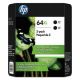 HP 64XL High Yield Black Ink Cartridges, 2-Pack, X4D94BN
